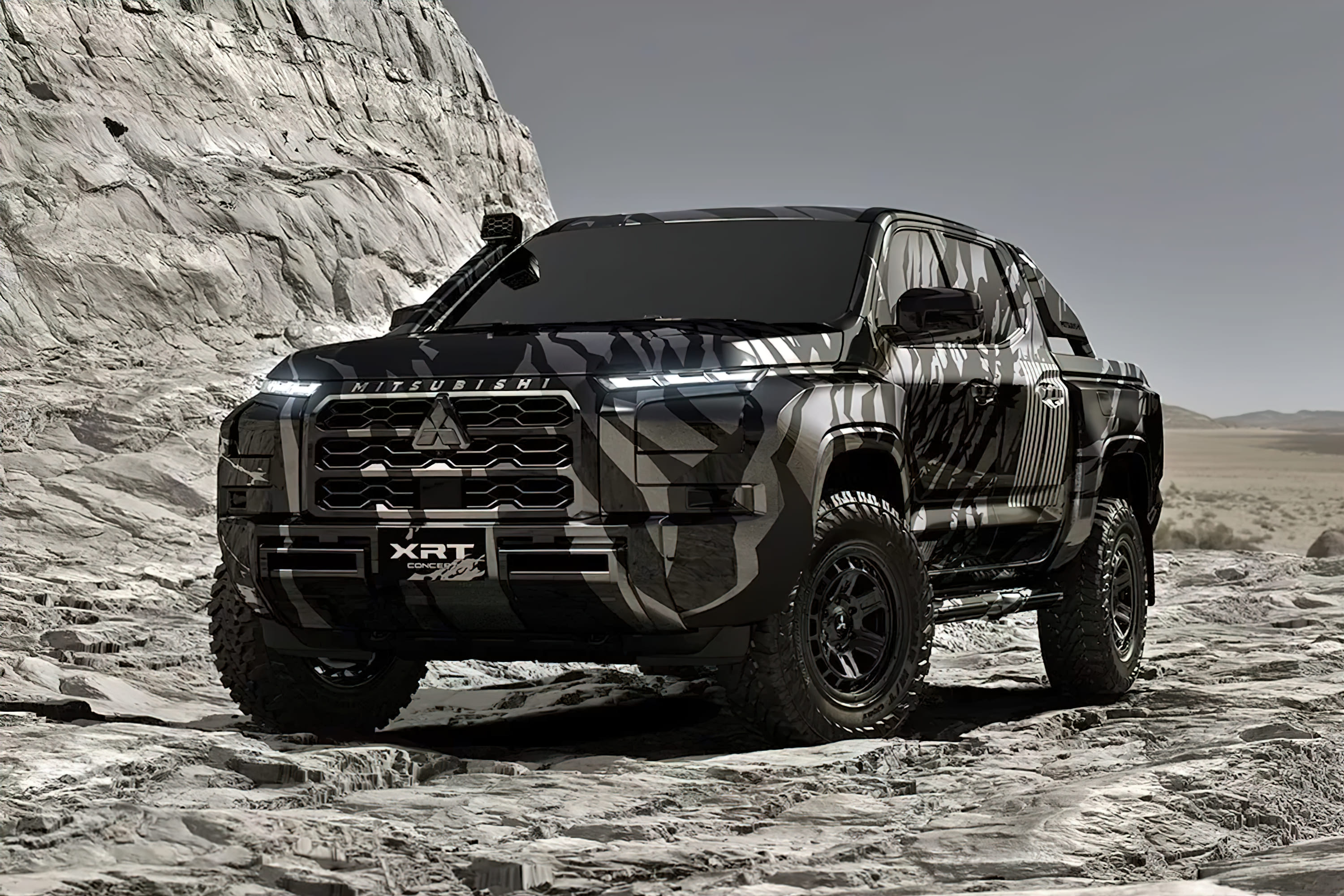 Mitsubishi XRT: пролог нового L200 в ефектному декорі камуфляжу від Ralliart