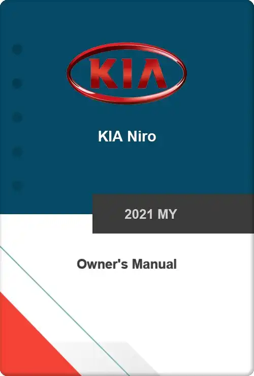  Manual de instrucciones para KIA Niro del año de lanzamiento en inglés