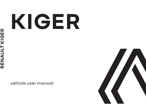 Renault Kiger 2023 року. User manual