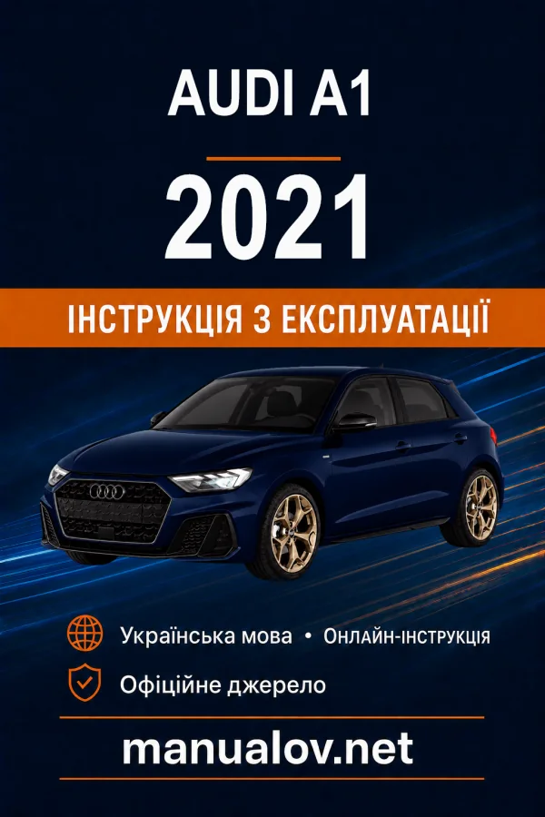 Instrukcja obsługi Audi A1 2021