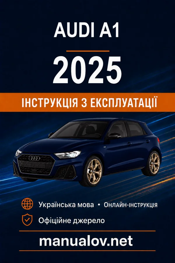 Instrukcja obsługi Audi A1 2025