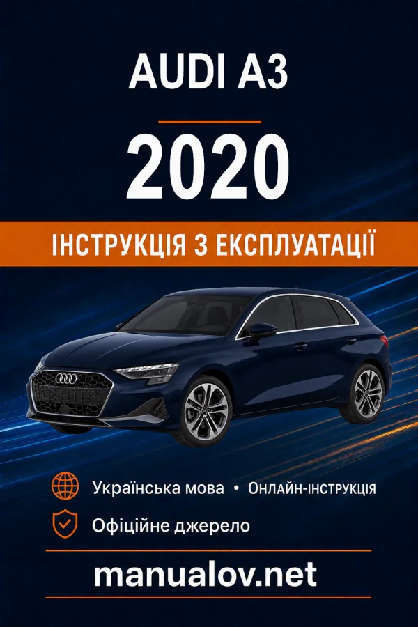 Instrukcja obsługi Audi A3 2020