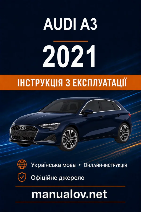 Instrukcja obsługi Audi A3 2021