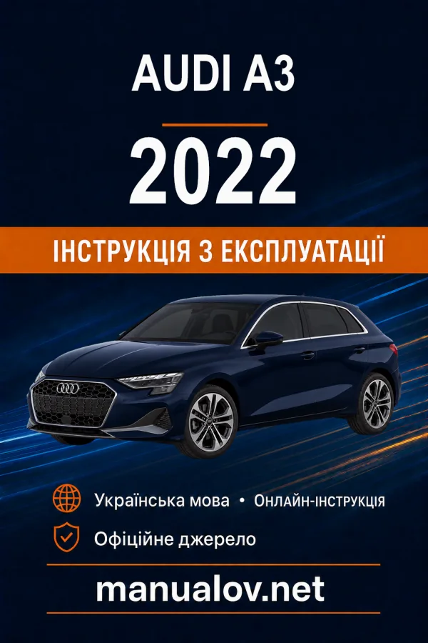 Instrukcja obsługi Audi A3 2022