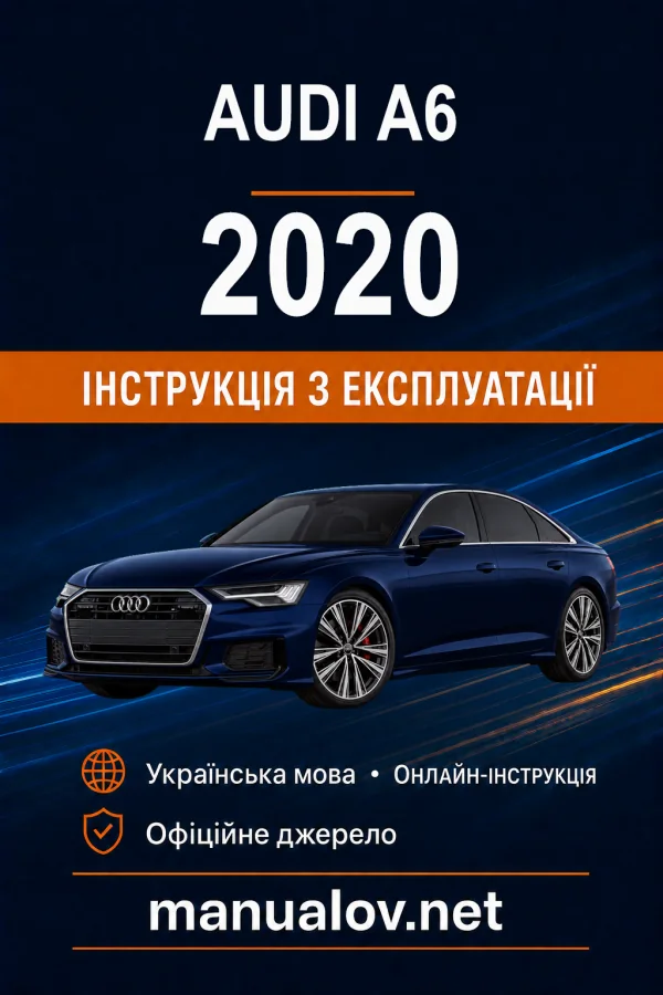 Instrukcja obsługi Audi A6 2020