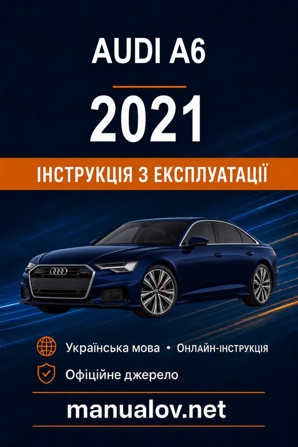 Instrukcja obsługi Audi A6 2021