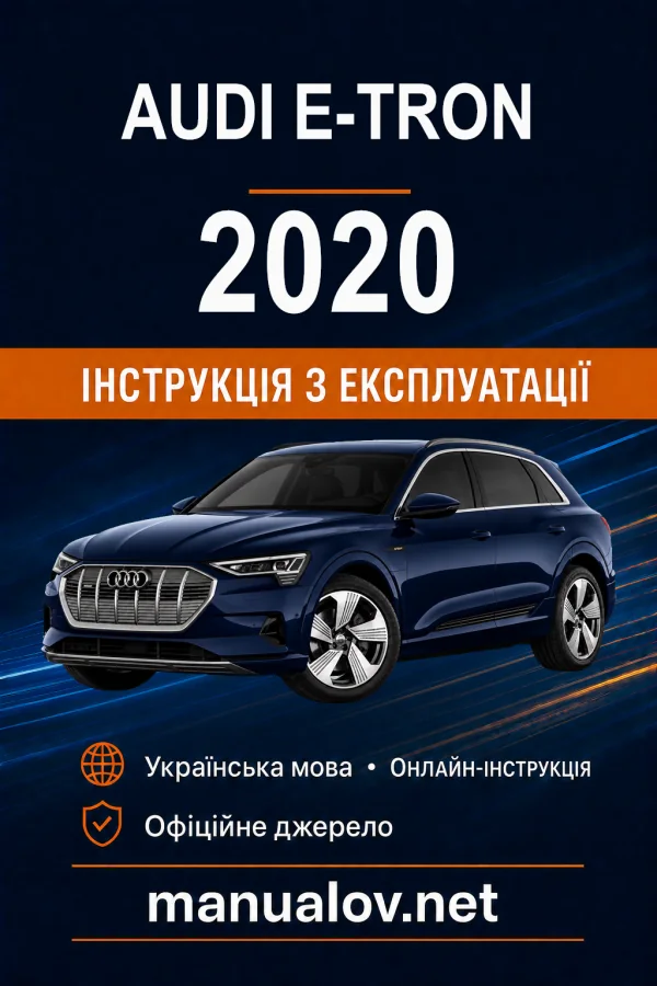 Instrukcja obsługi Audi e-tron 2020