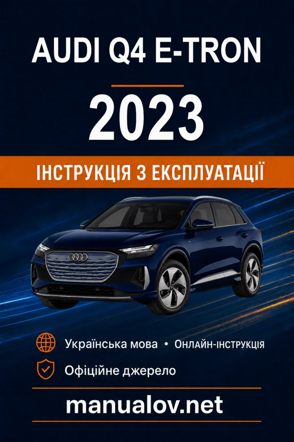 Instrukcja obsługi Audi Q4 2023