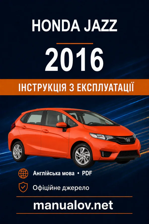 Instrukcja obsługi Honda Jazz 2016