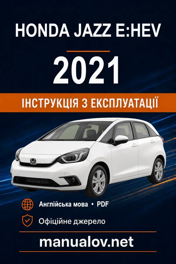 Instrukcja obsługi Honda Jazz 2021