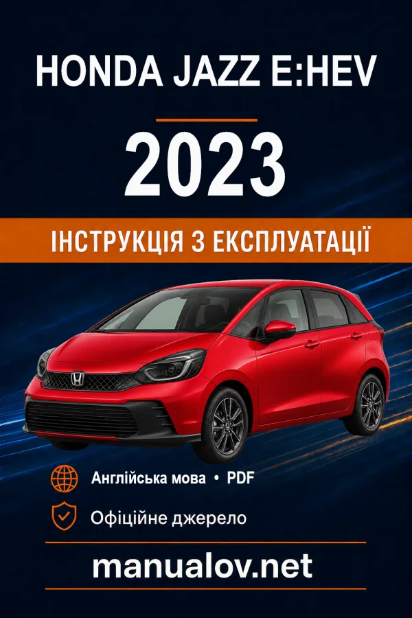 Instrukcja obsługi Honda Jazz 2023