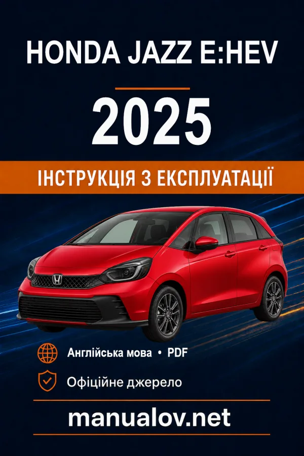 Instrukcja obsługi Honda Jazz 2025