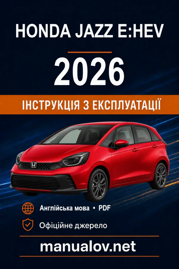 Instrukcja obsługi Honda Jazz 2026