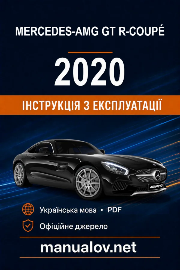 Instrukcja obsługi Mercedes-Benz GT 2020