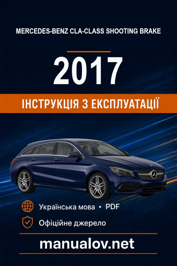 Instrukcja obsługi Mercedes-Benz CLA-Class 2017