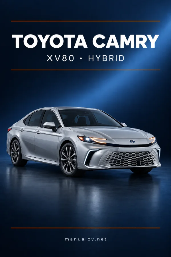 Інструкція з експлуатації Toyota Camry XV80 Hybrid — каталог 2024-06-03