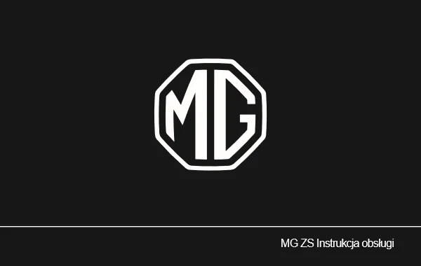 Instrukcja obsługi MG ZS I Classic — wydanie 12.2023