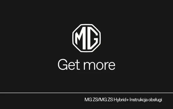 Instrukcja obsługi MG ZS II / Hybrid+ — MGM5R153703