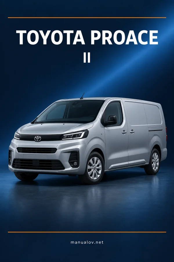 Instrukcja obsługi Toyota Proace II Van / Verso — katalog 2024-03-01