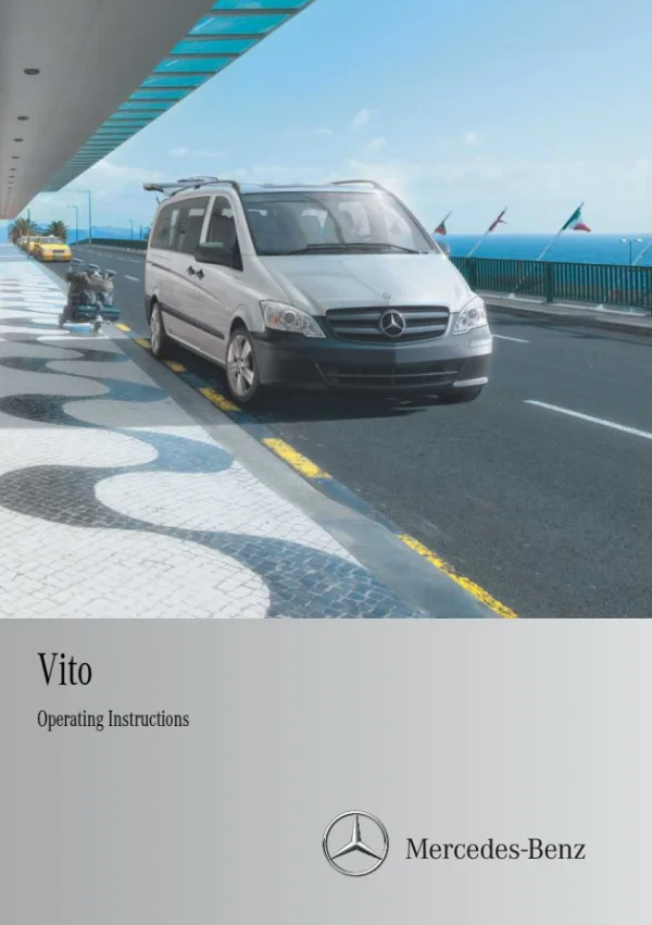Instrukcja obsługi Mercedes-Benz Vito W639 — wydanie 06.2013
