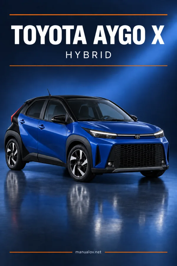 Instrukcja obsługi Toyota Aygo X Hybrid — katalog 2025-11-17