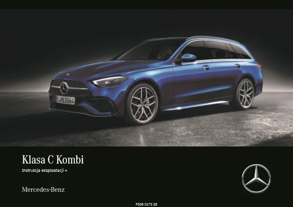 Instrukcja obsługi Mercedes-Benz C-Class S206, kombi, MBUX — wydanie 10.2025