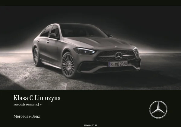 Instrukcja obsługi Mercedes-Benz C-Class W206, limuzyna, MBUX — wydanie 10.2025
