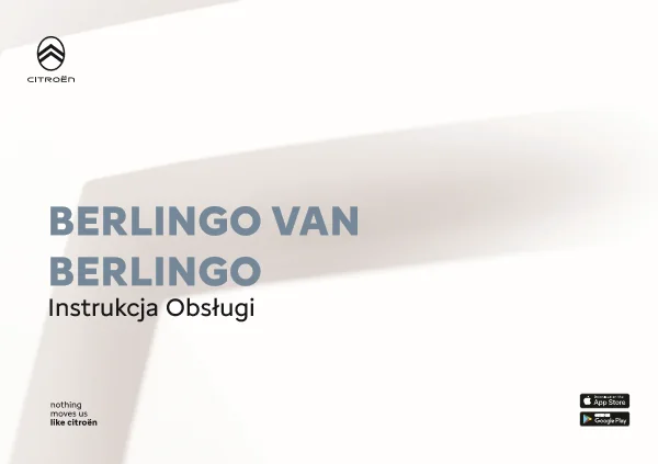 Інструкція з експлуатації Citroen Berlingo III / Van — видання 05.2025