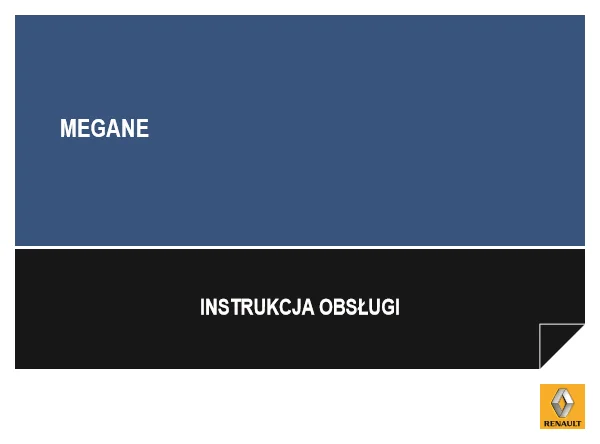 Instrukcja obsługi Renault Megane III Phase 2 — wydanie 04.2015