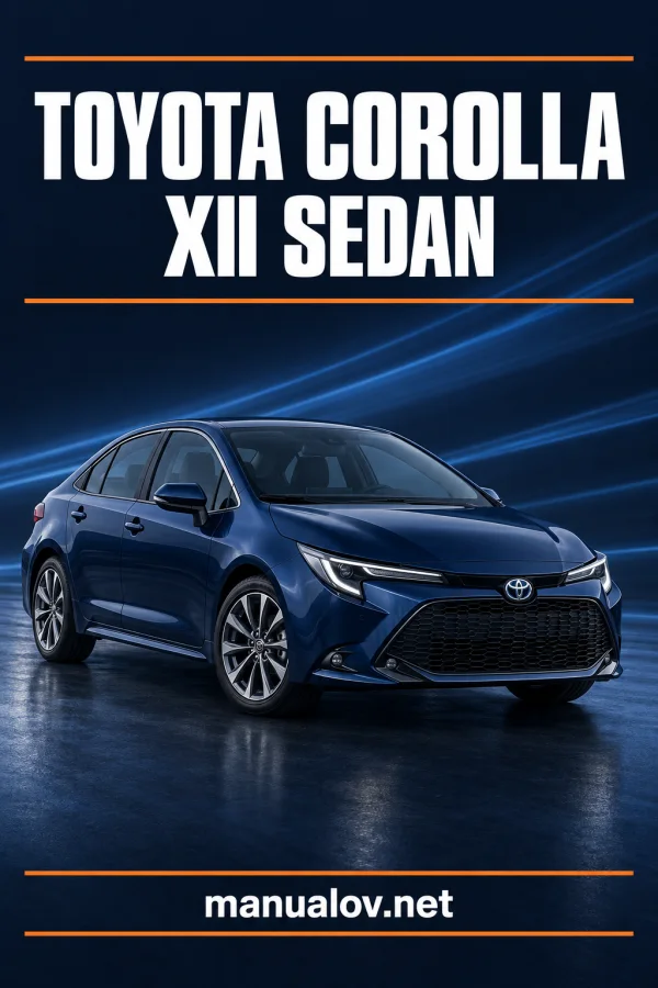 Instrukcja obsługi Toyota Corolla XII, sedan — katalog 02.2025