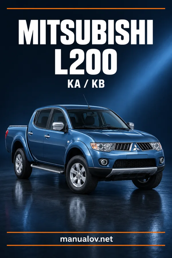 Instrukcja obsługi Mitsubishi L200 IV (KA / KB) — MY2012