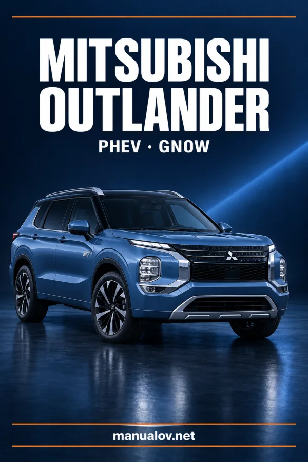 Instrukcja obsługi Mitsubishi Outlander IV PHEV (GN0W) — MY2025