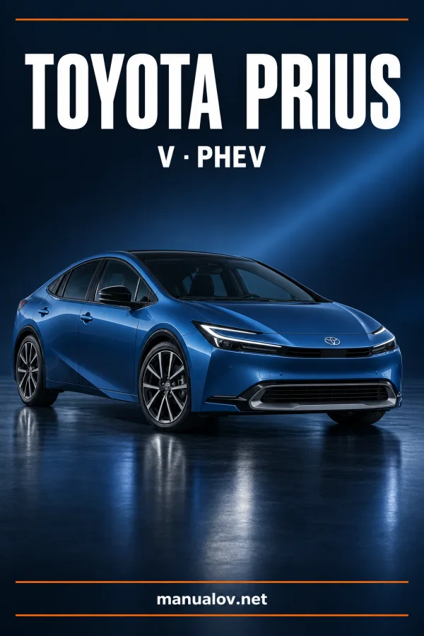 Instrukcja obsługi Toyota Prius V Plug-in Hybrid — katalog 03.2023