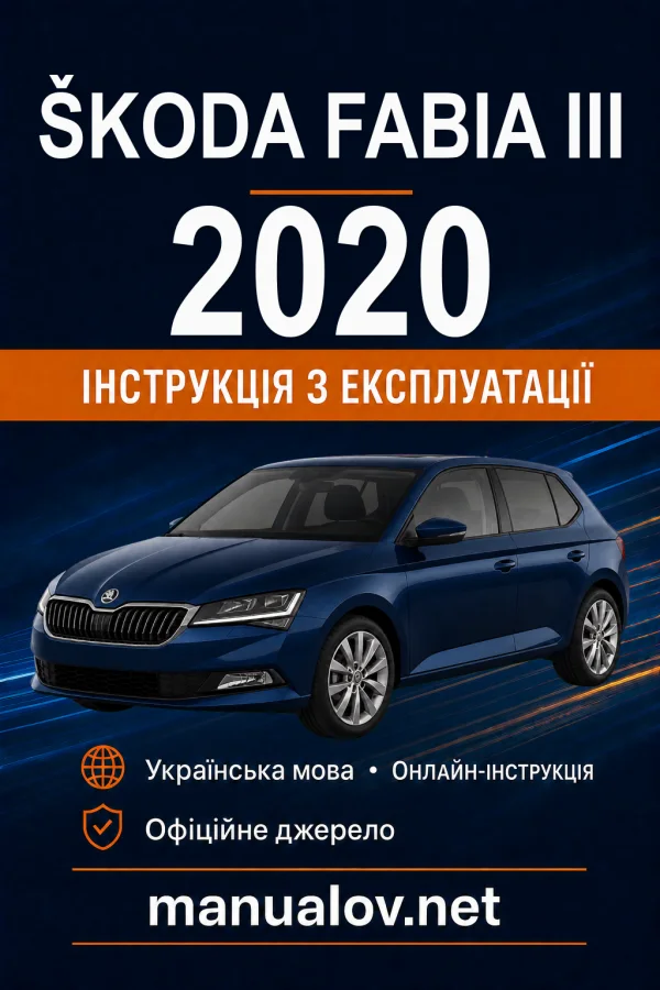 Instrukcja obsługi Skoda Fabia 2020
