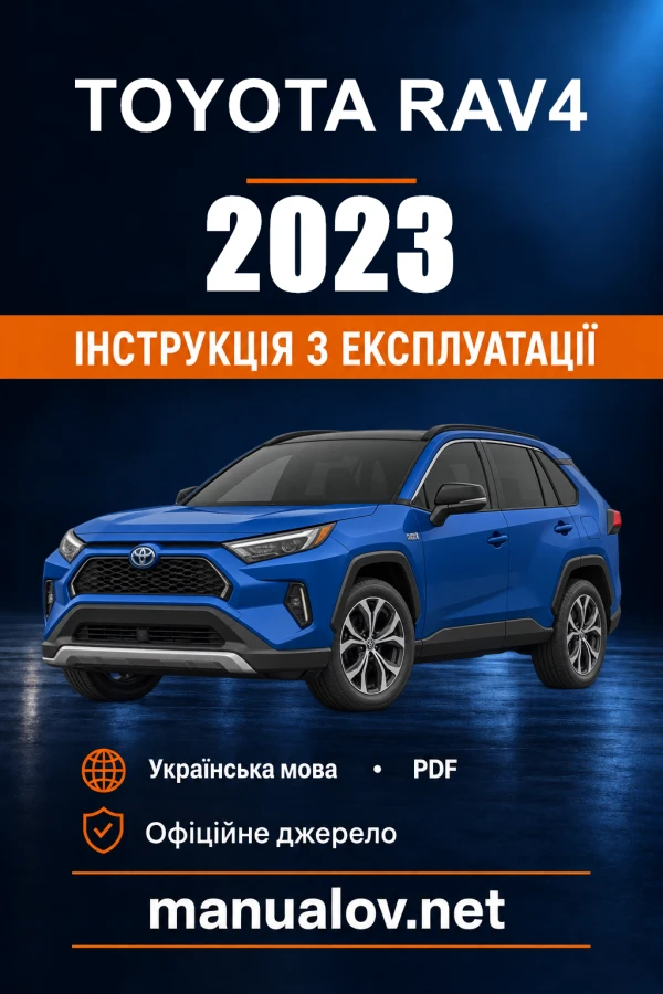 Instrukcja obsługi Toyota RAV4 — 2023