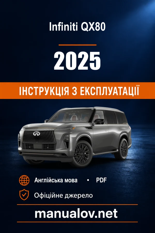 Instrukcja obsługi Infiniti QX80 (USA) — MY 2025