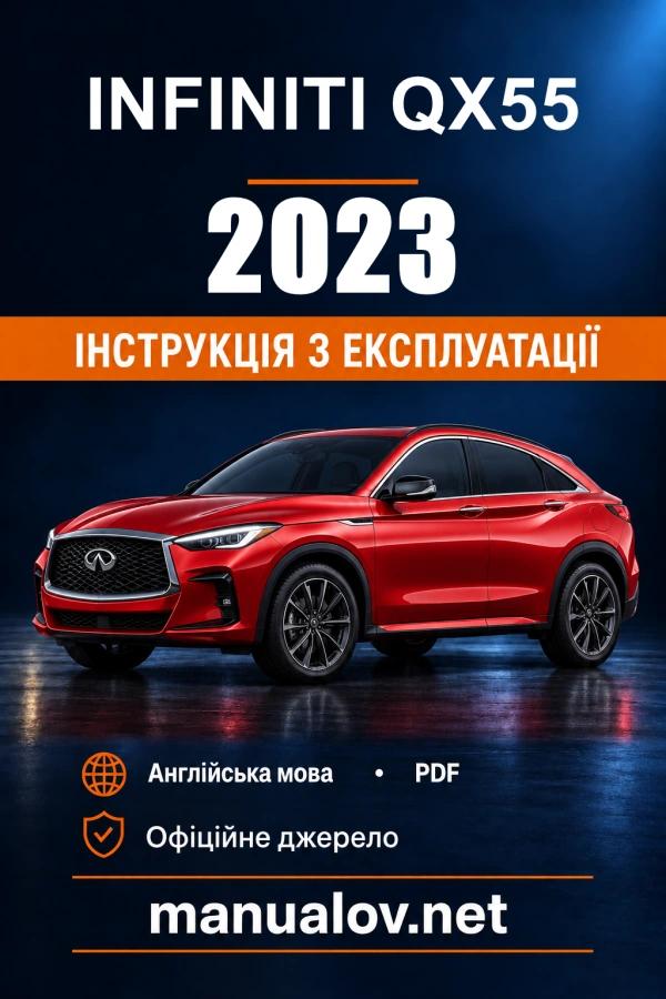 Instrukcja obsługi Infiniti QX55 (USA) — MY 2023