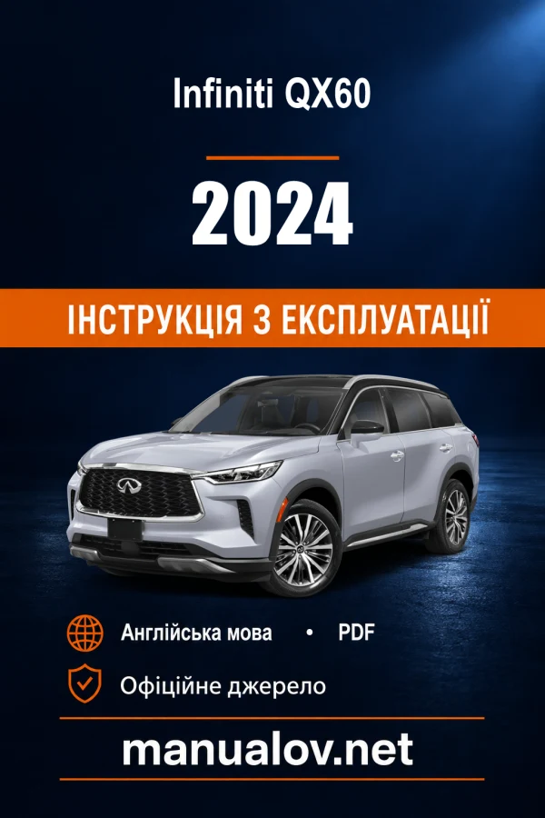 Instrukcja obsługi Infiniti QX60 (USA) — MY 2024