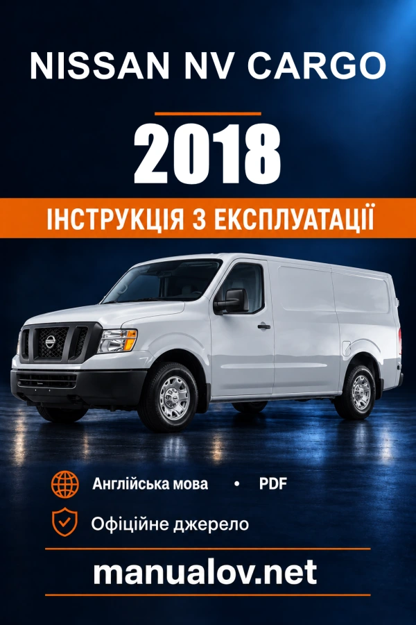 Instrukcja obsługi Nissan NV Cargo (USA) — MY 2018