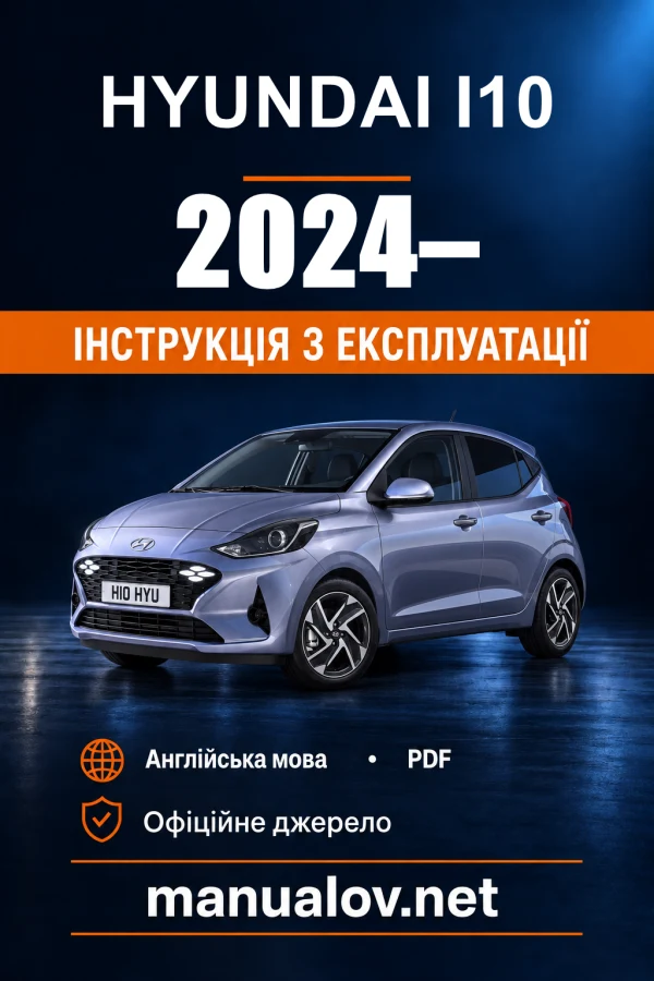 Instrukcja obsługi Hyundai i10 — 2024–