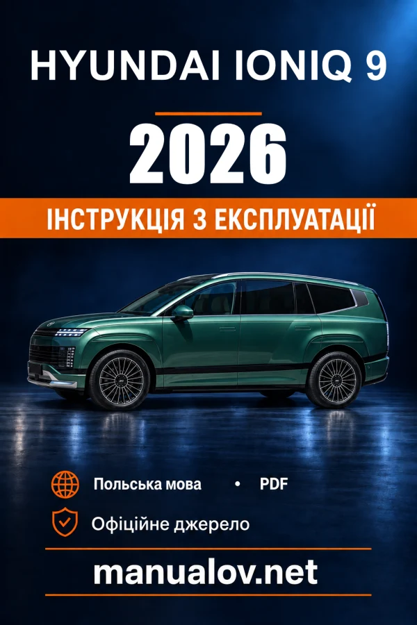 Instrukcja obsługi Hyundai Ioniq 9 — 2026