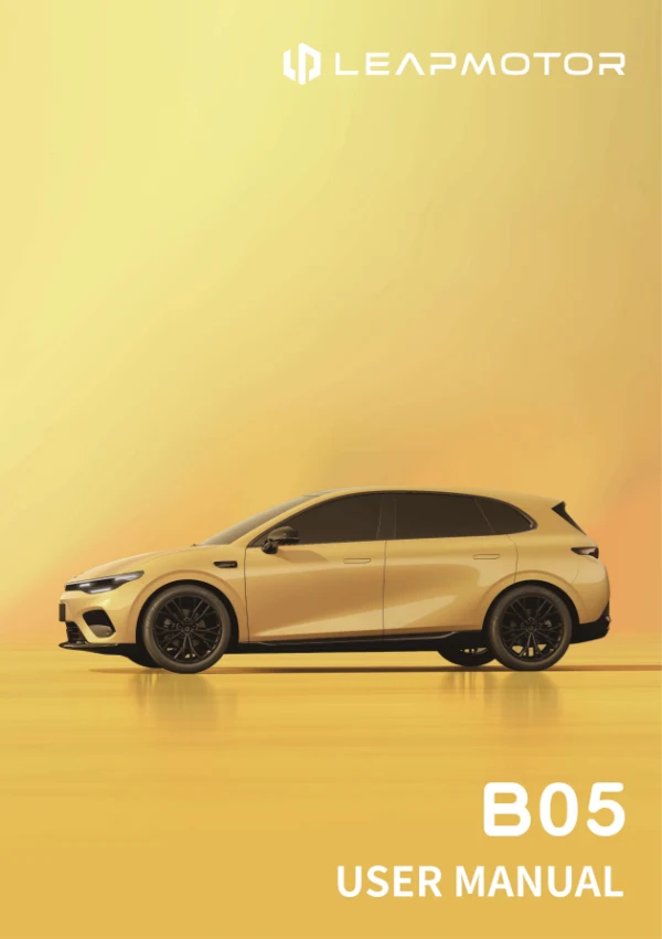Instrukcja obsługi Leapmotor B05 EV — wydanie 03.2026