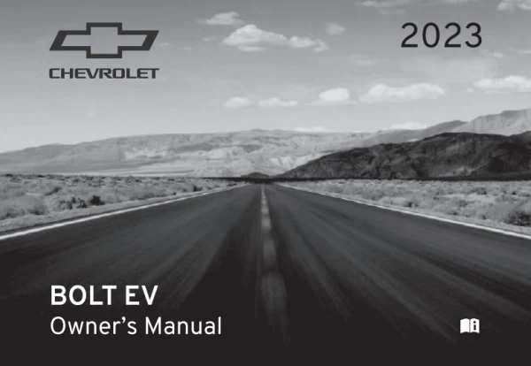Instrukcja obsługi Chevrolet Bolt EV — 2023
