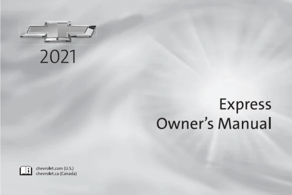 Instrukcja obsługi Chevrolet Express — 2021