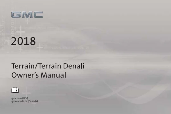 Інструкція з експлуатації GMC Terrain — 2018
