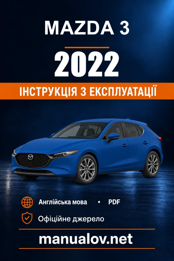 Instrukcja obsługi Mazda 3 — 2022