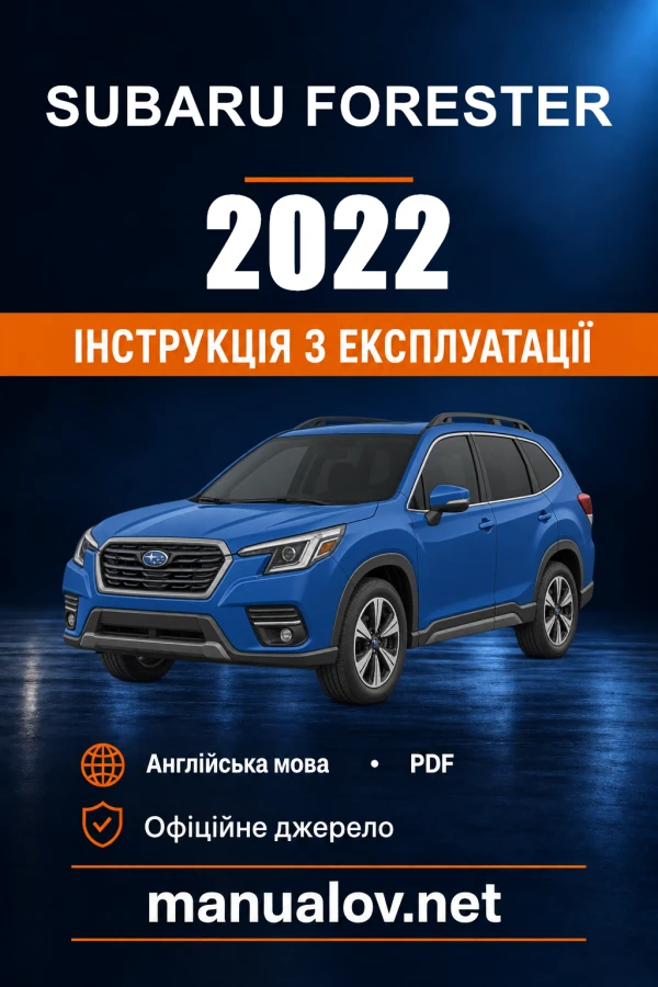 Instrukcja obsługi Subaru Forester — 2022