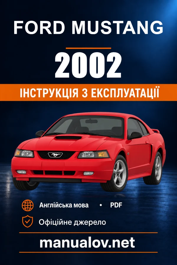 Instrukcja obsługi Ford Mustang — 2002