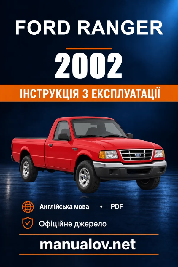 Instrukcja obsługi Ford Ranger — 2002