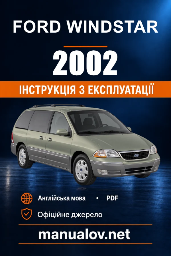 Instrukcja obsługi Ford Windstar — 2002